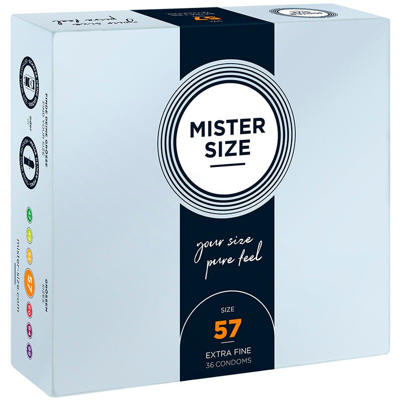 MISTER SIZE - CONDOM SIZE L 57 MM (36 UNITS) - Kink&Play