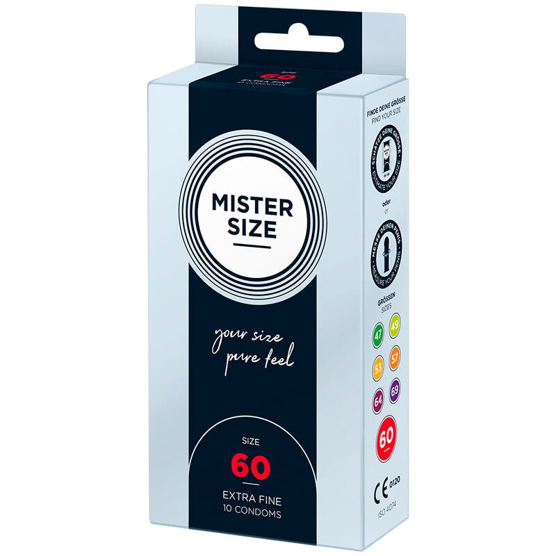 MISTER SIZE - CONDOM SIZE XL 60 MM (10 UNITS) - Kink&Play