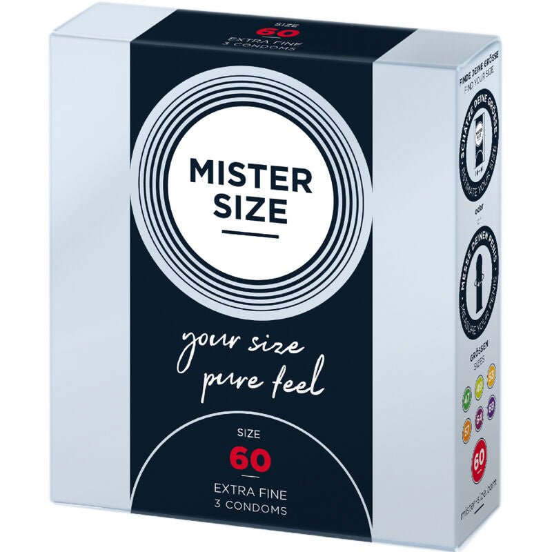 MISTER SIZE - CONDOM SIZE XL 60 MM (3 UNITS) - Kink&Play