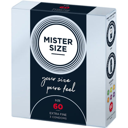 MISTER SIZE - CONDOM SIZE XL 60 MM (3 UNITS) - Kink&Play