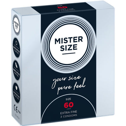 MISTER SIZE - CONDOM SIZE XL 60 MM (3 UNITS) - Kink&Play