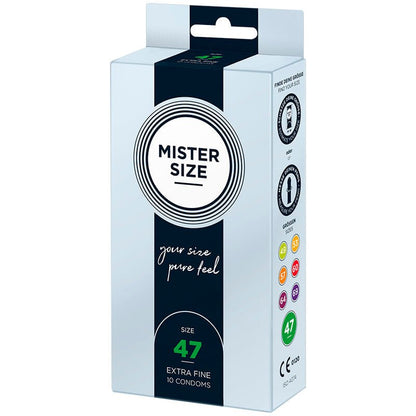 MISTER SIZE - CONDOMS SIZE XS 47 MM (10 UNITS) - Kink&Play
