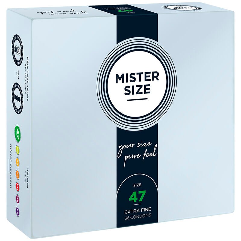 MISTER SIZE - CONDOMS SIZE XS 47 MM (36 UNITS) - Kink&Play