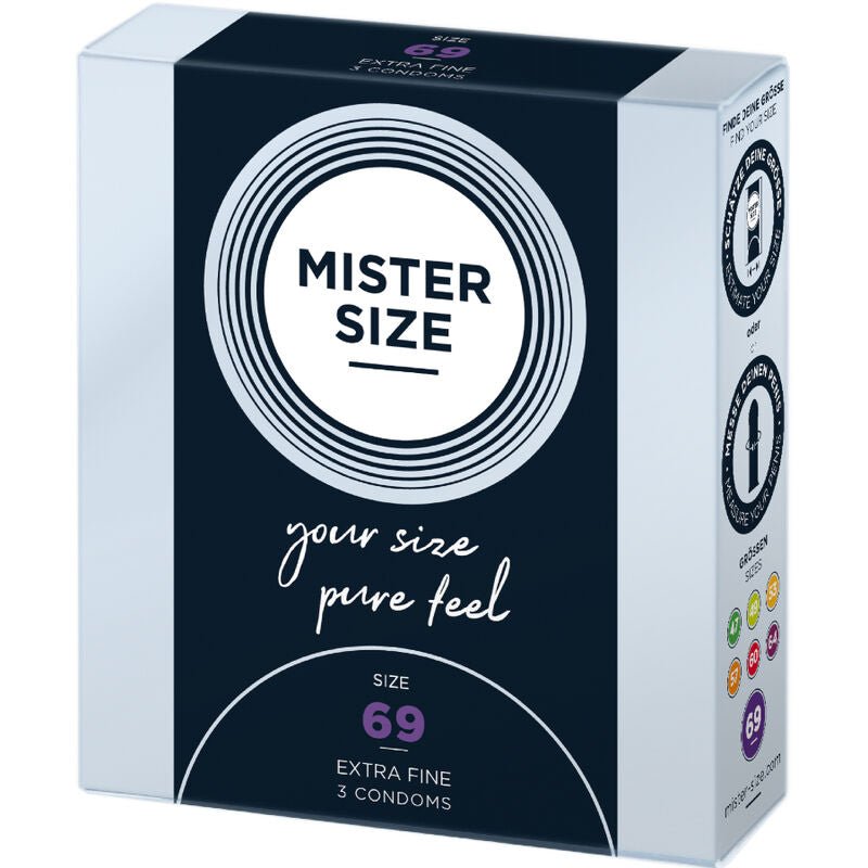 MISTER SIZE - CONDOMS SIZE XXXL 69 MM (3 UNITS) - Kink&Play
