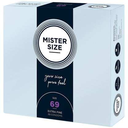 MISTER SIZE - CONDOMS SIZE XXXL 69 MM (36 UNITS) - Kink&Play