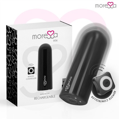 MORESSA - NIX VIBRATOR REMOTE CONTROL BLACK - Kink&Play