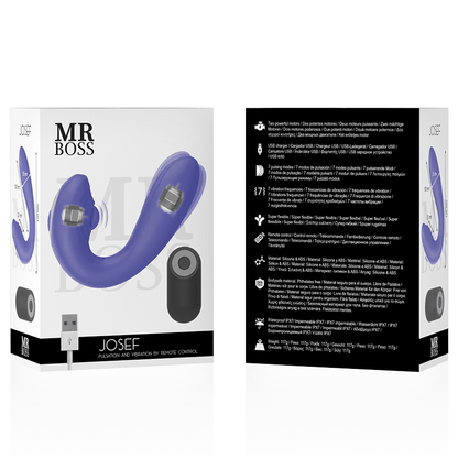 MR BOSS - JOSEF PULSATION & VIBRATION REMOTE CONTROL FOR COUPLES - Kink&Play