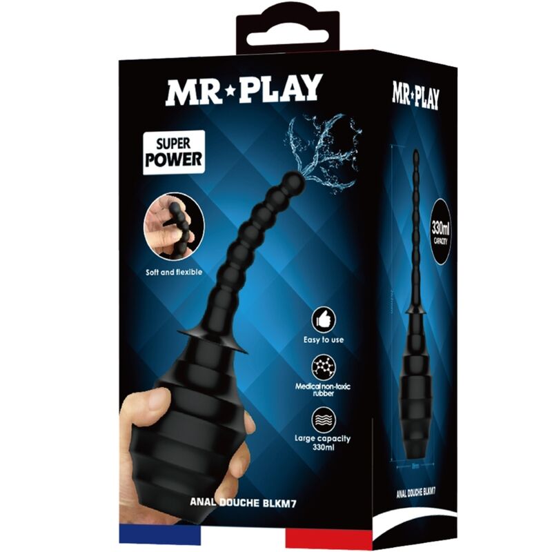 MR PLAY - ANAL DOUCHE BLKM7 SUPER POWER BLACK - Kink&Play