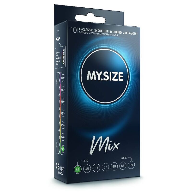 MY SIZE - MIX CONDOMS 47 MM 10 UNITS - Kink&Play