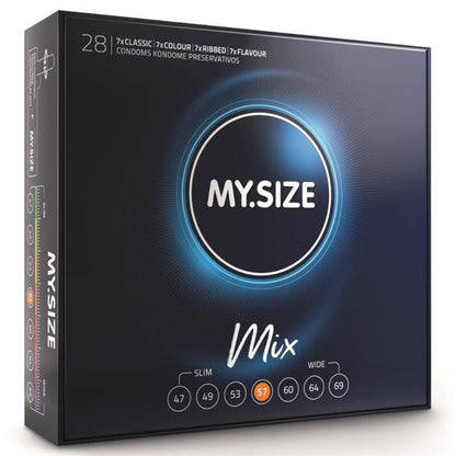 MY SIZE - MIX CONDOMS 57 MM 28 UNITS - Kink&Play