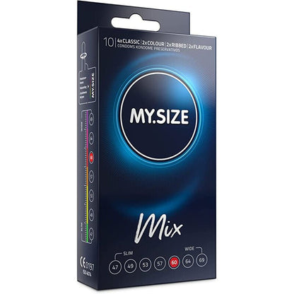 MY SIZE - MIX CONDOMS 60 MM 10 UNITS - Kink&Play