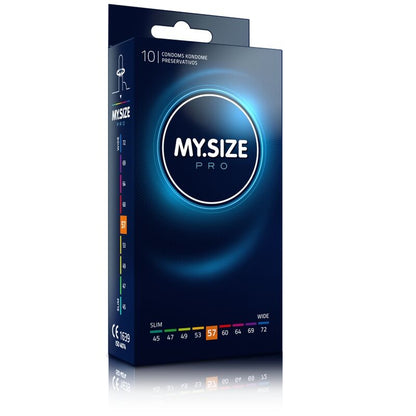 MY SIZE - PRO CONDOMS 57 MM 10 UNITS - Kink&Play