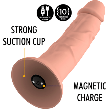 MYTHOLOGY - ASHER ORIGINAL DILDO M - VIBRATOR COMPATIBLE WITH WATCHME WIRELESS TECHNOLOGY - Kink&Play