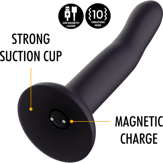 MYTHOLOGY - DUMAN MYSTIC DILDO M - VIBRATOR COMPATIBLE WITH WATCHME WIRELESS TECHNOLOGY - Kink&Play