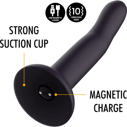 MYTHOLOGY - DUMAN MYSTIC DILDO M - VIBRATOR COMPATIBLE WITH WATCHME WIRELESS TECHNOLOGY - Kink&Play