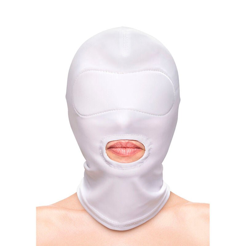 NS NOVELTIES - FETISH & FASHION MOUTH HOOD NYLON WHITE - Kink&Play