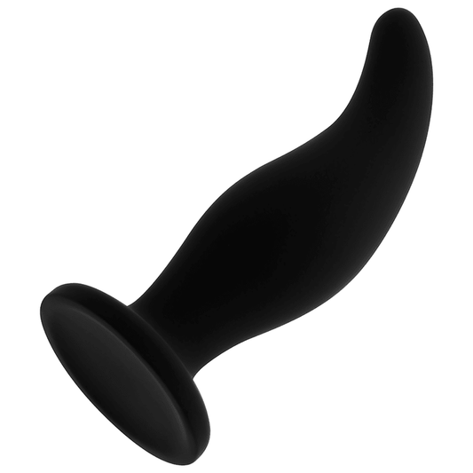 OHMAMA - CURVED SILICONE ANAL PLUG P - POINT 12 CM - Kink&Play