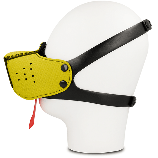 OHMAMA FETISH DOG MUZZLE - YELLOW - Kink&Play