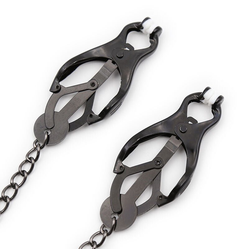 OHMAMA FETISH - JAPANESE NIPPLE Clamps WITH BLACK CHAIN - Kink&Play