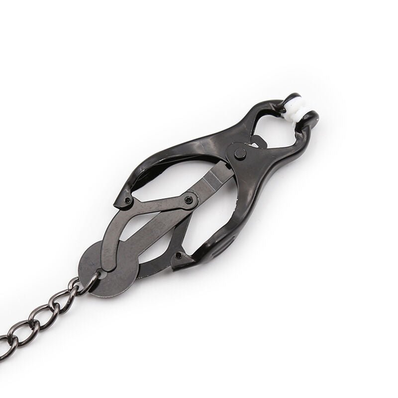 OHMAMA FETISH - JAPANESE NIPPLE Clamps WITH BLACK CHAIN - Kink&Play