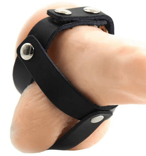 OHMAMA FETISH LEATHER BALL CAGE - Kink&Play