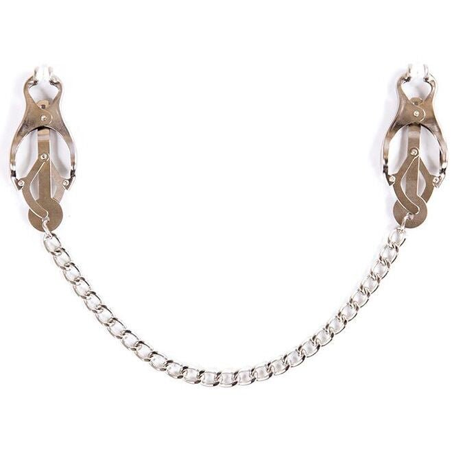 OHMAMA FETISH - METAL CLAMPS WITH CHAIN - Kink&Play