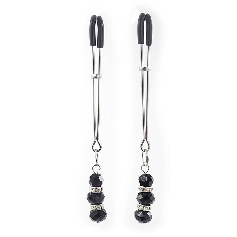 OHMAMA FETISH - NIPPLE Clamps WITH CRYSTAL STONES - Kink&Play
