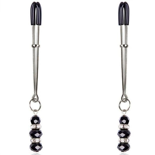OHMAMA FETISH - NIPPLE Clamps WITH CRYSTAL STONES - Kink&Play