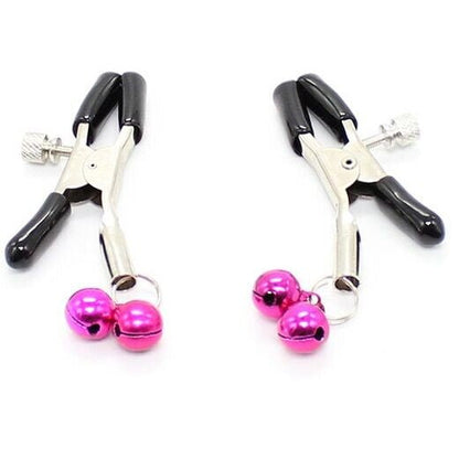 OHMAMA FETISH - NIPPLE CLAMPS WITH PINK BELL - Kink&Play
