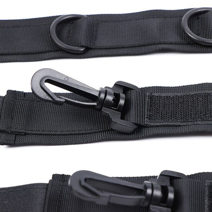 OHMAMA FETISH - NYLON HANDCUFFS AND COLLAR - Kink&Play