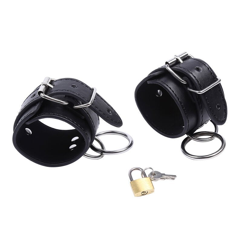 OHMAMA FETISH - O - RING LOCKED WRIST RESTRAINTS - Kink&Play