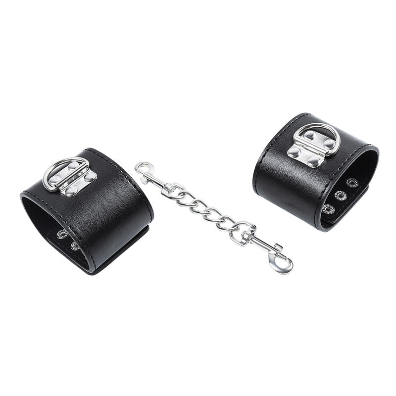 OHMAMA FETISH - WRIST RESTRAINTS SNAP FASTEN METAL - Kink&Play