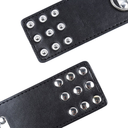 OHMAMA FETISH - WRIST RESTRAINTS SNAP FASTEN METAL - Kink&Play