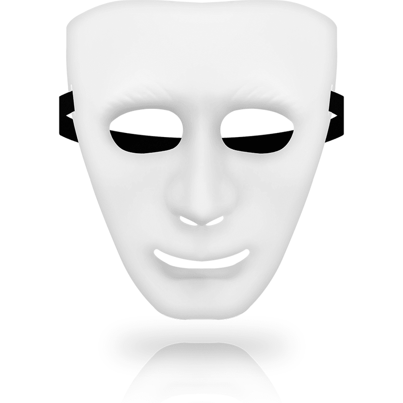 OHMAMA - MASKS WHITE MASK ONE SIZE - Kink&Play