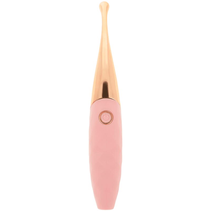 OHMAMA - RECHARGEABLE CLITORIS STIMULATOR 36 PINK - PINKGOLD MODES - Kink&Play