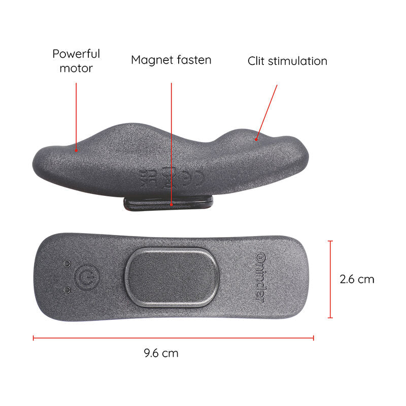 ONINDER - MANILA PANTY RECHARGEABLE VIBRATOR 9 SPEED 9.6 CM X 2.6 CM - FREE APP - Kink&Play