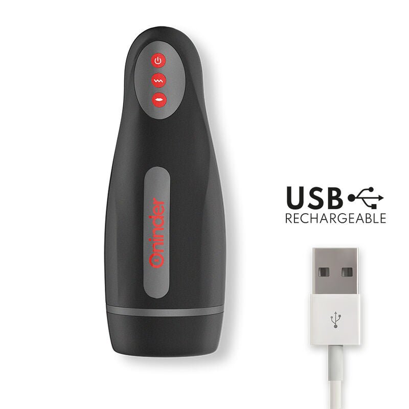 ONINDER - SEOUL RECHARGEABLE MALE MASTURBATOR 10 SPEED - FREE APP - Kink&Play