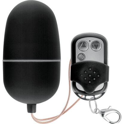 ONLINE - REMOTE CONTROL VIBRATING EGG M BLACK - Kink&Play