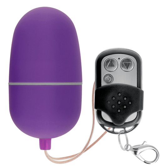 ONLINE - REMOTE CONTROL VIBRATING EGG M PURPLE - Kink&Play