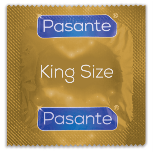 PASANTE - CONDOMS KING MS LONG AND WIDTH 12 UNITS - Kink&Play