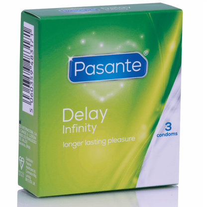 PASANTE - DELAY CONDOMS INFINITY 3 UNITS - Kink&Play