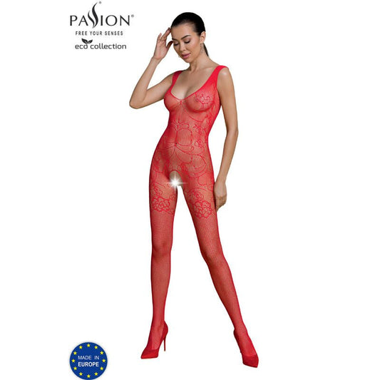 PASSION - ECO COLLECTION BODYSTOCKING ECO BS012 BLACK - Kink&Play