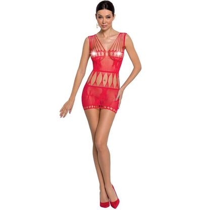 PASSION - WOMAN BS090 RED BODYSTOCKING ONE SIZE - Kink&Play