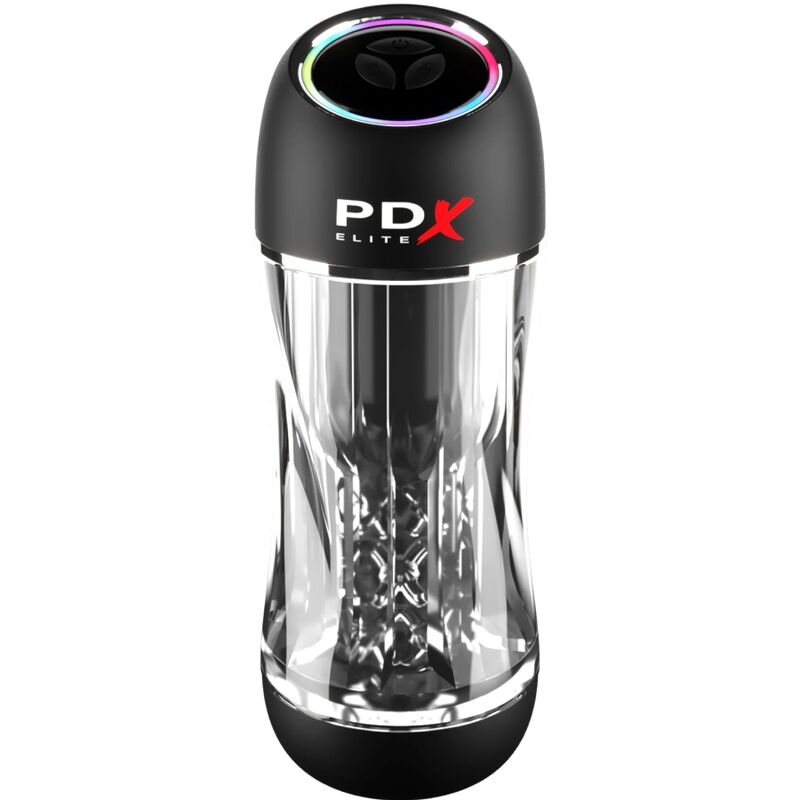 PDX ELITE - STROKER VIEWTUBE PRO VIBRATOR TRANSPARENT - Kink&Play