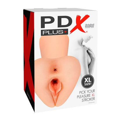 PDX PLUS - PICK YOUR PLEASURE XL REALISTIC STROKER FLESH - Kink&Play