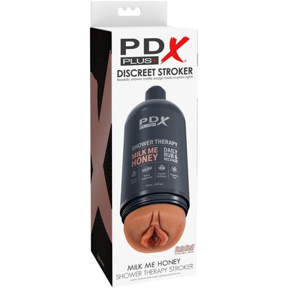 PDX PLUS - STROKER MASTURBATOR DISCRETE BOTTLE DESIGN MILK ME HONEY CANDY SHAMPOO - Kink&Play