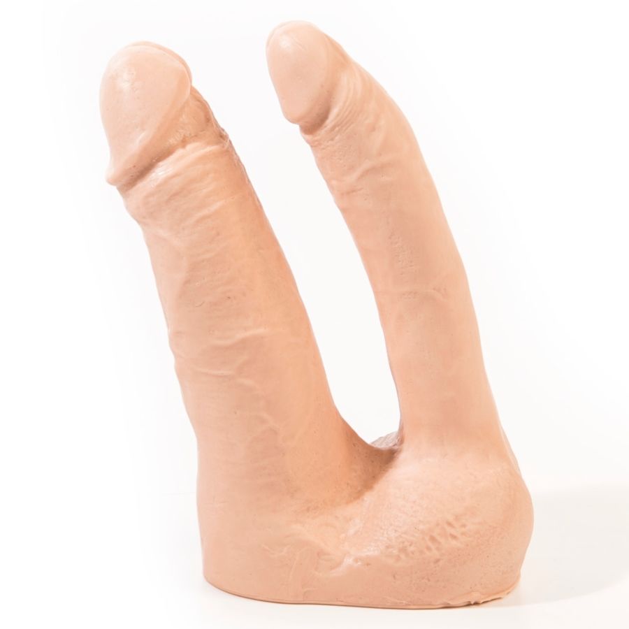 PINK ROOM - ARTHUS REALISTIC DOUBLE DILDO FLESH 17CM/15.5CM - Kink&Play