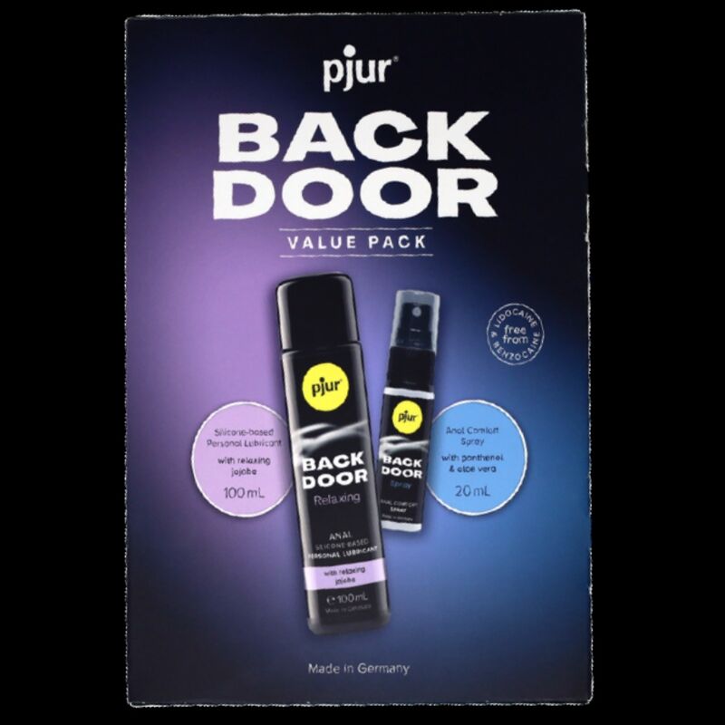 PJUR - BACK DOOR SET OF ANAL LUBRICANT AND SPRAY - Kink&Play