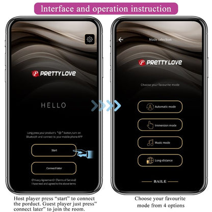 PRETTY LOVE - AUGUST REMOTE GLOBAL DOUBLE PLEASURE VIBRATOR - Kink&Play