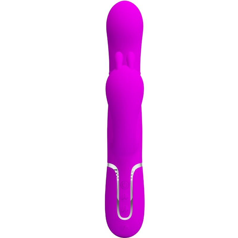 PRETTY LOVE - CAMMY TRIPLE VIBRATOR MULTIFUNCTION 4 IN 1 PINK - Kink&Play